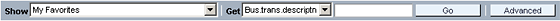 Searching for and selecting a work object