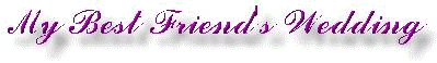 My Best Friend's Wedding logo