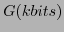 $ G(k bits)$