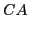 $\displaystyle CA$